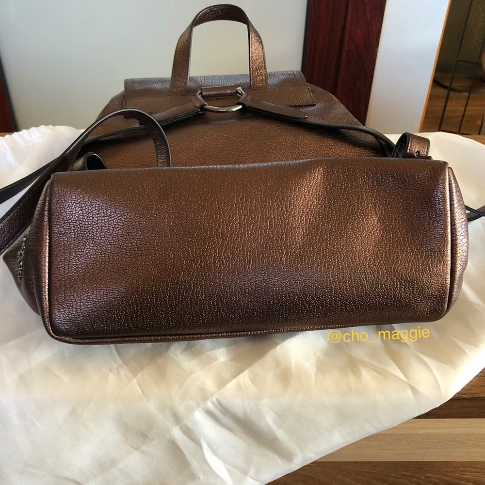 Coach Bronze Turnlock Rucksack - Picture 7 of 8